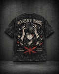 DROWING IN SILENCE – Acid Wash Black Tee