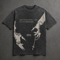 Obsidian Chains – Oversized Gothic Graphic Tee