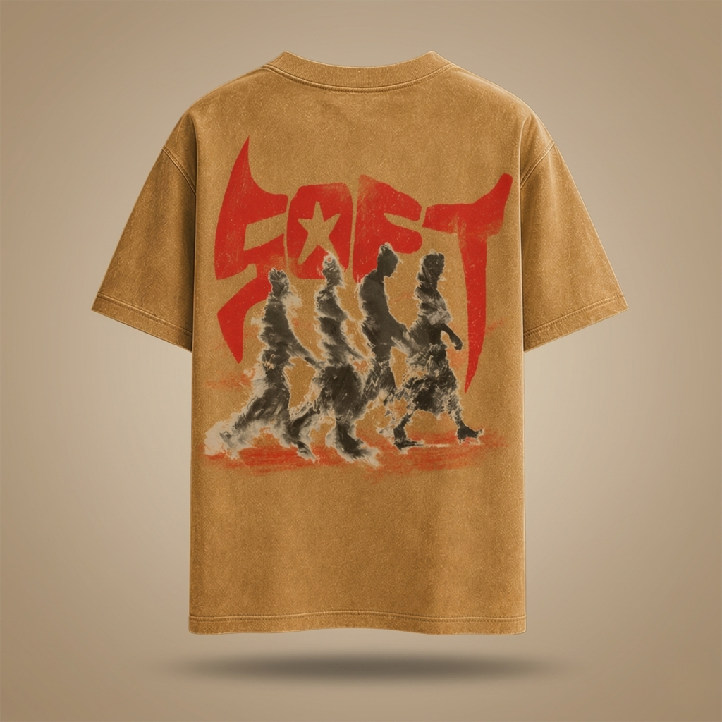 SOFTCORE Rebellion Oversized Graphic T-Shirt
