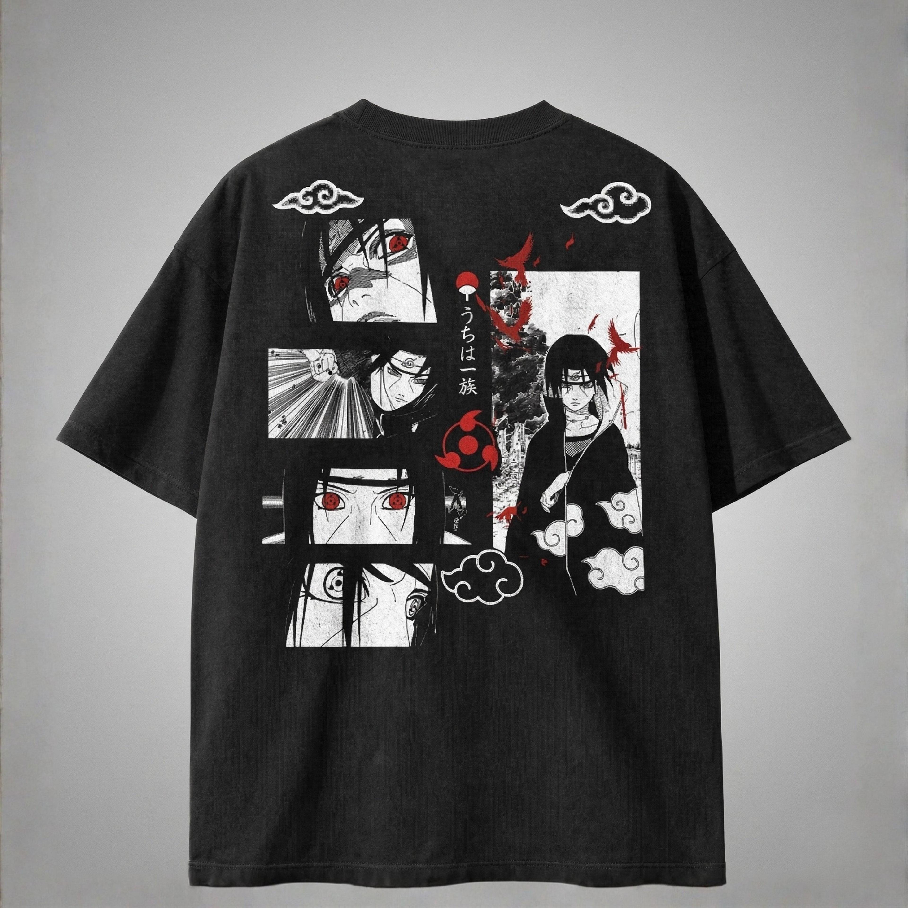 Bloodline Shadows Oversized T-Shirt – Premium Anime Streetwear