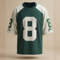 Classic 8 Varsity Jersey Tee – Green & White
