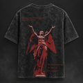 Crimson Guardian - Oversized Gothic Tee