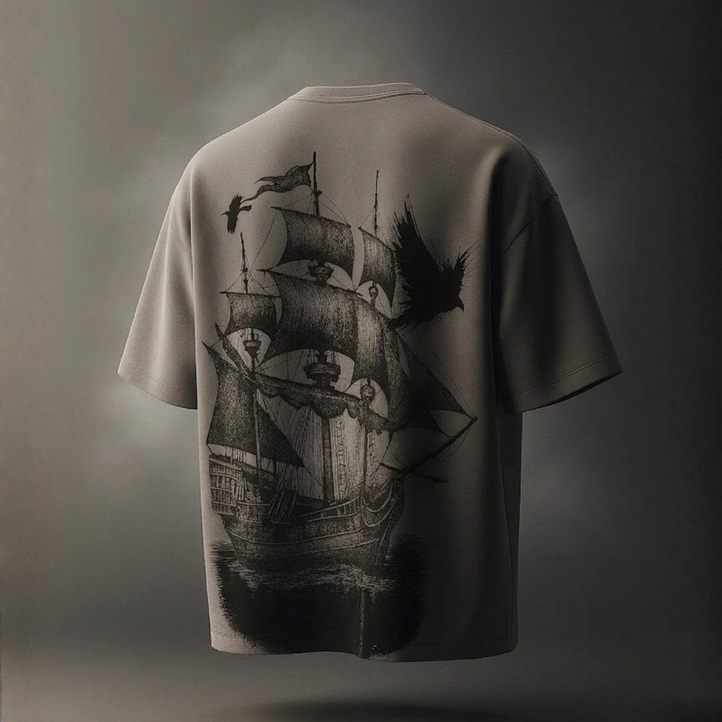 Captain’s Legacy Oversized Graphic T-Shirt