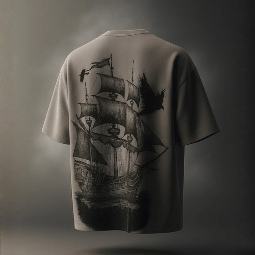 Captain’s Legacy Oversized Graphic T-Shirt