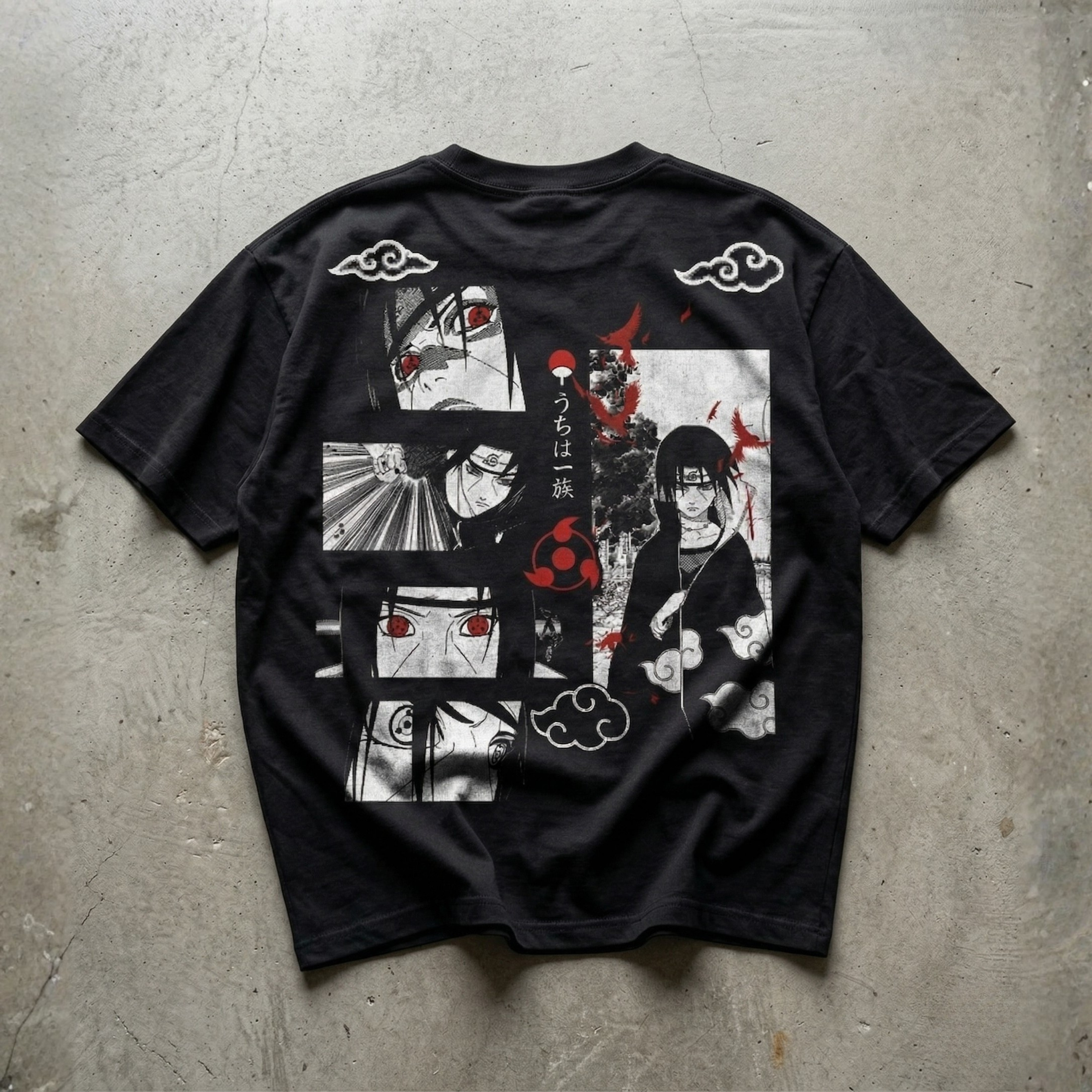 Bloodline Shadows Oversized T-Shirt – Premium Anime Streetwear