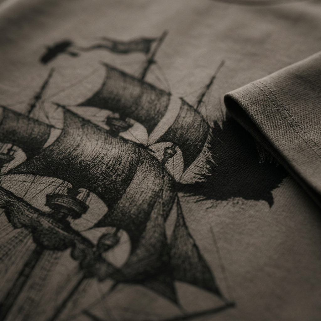 Captain’s Legacy Oversized Graphic T-Shirt