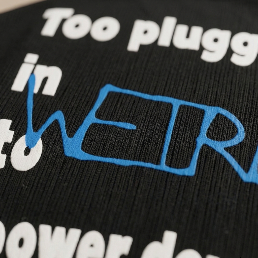 Wired & Weird Tee – 240 GSM 100% Cotton French Terry, Double Bio-Washed with Silicon Wash, Oversized Fit