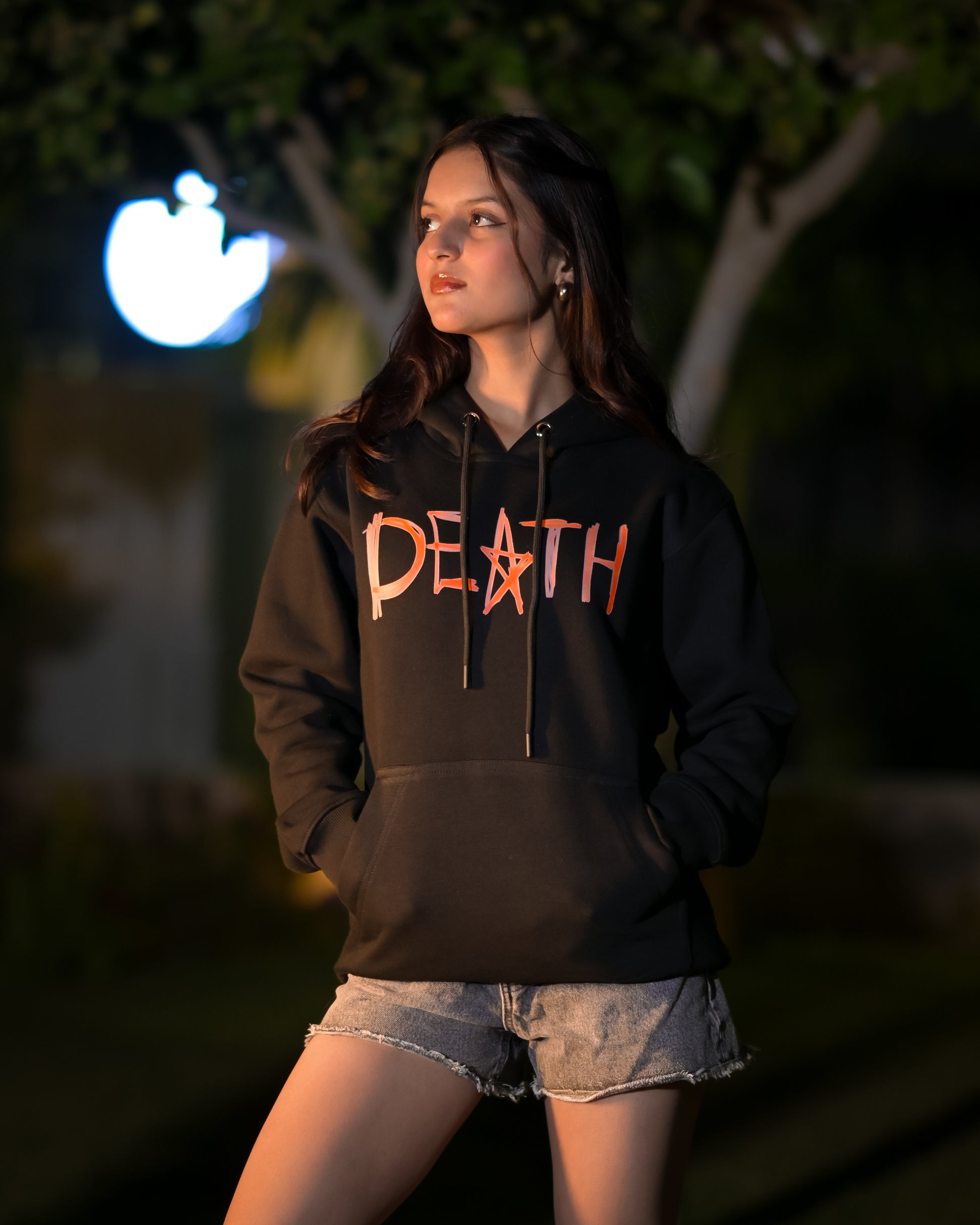 Black Rebellion 🖤- oversized Gothic Streetwear Hoodie