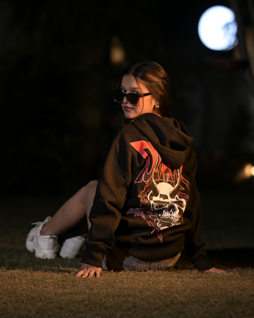 Black Rebellion 🖤- oversized Gothic Streetwear Hoodie