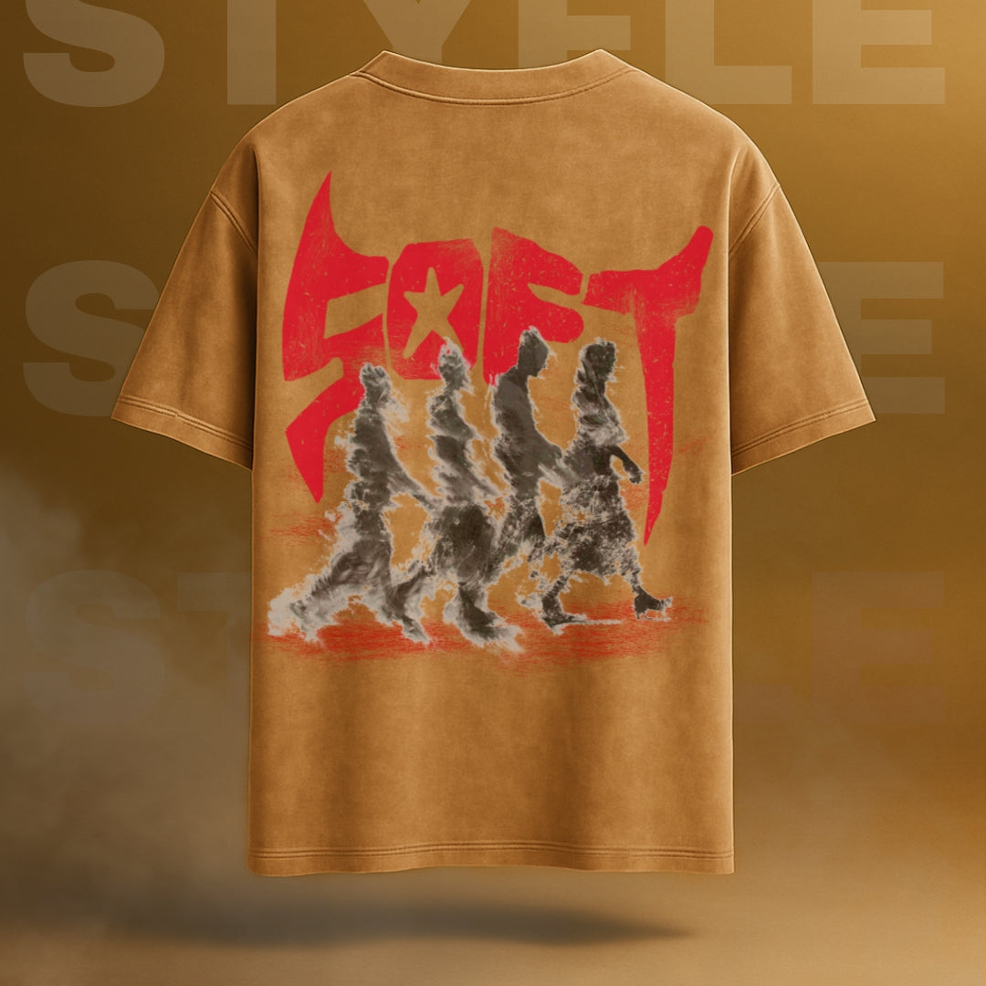 SOFTCORE Rebellion Oversized Graphic T-Shirt