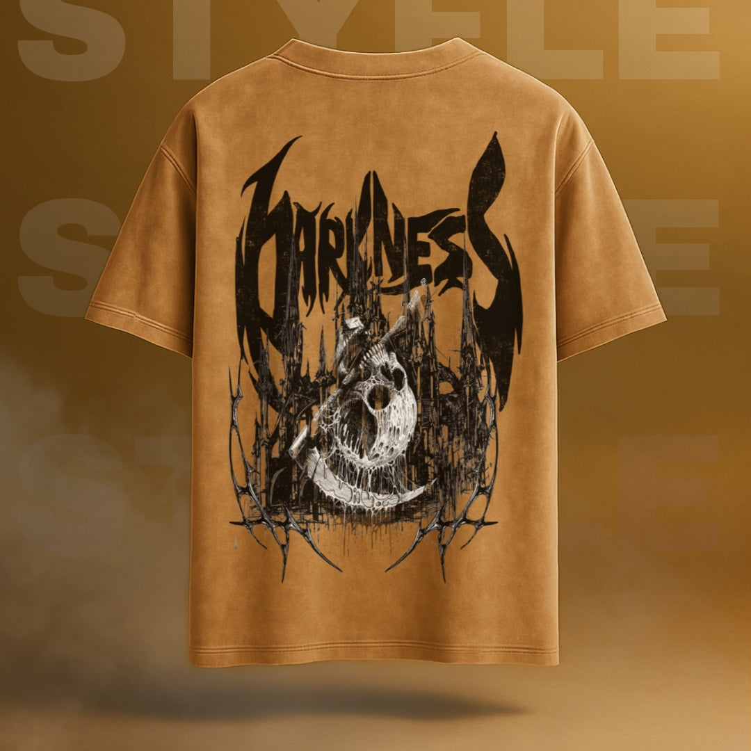 Darkness Reign Oversized Gothic T-Shirt