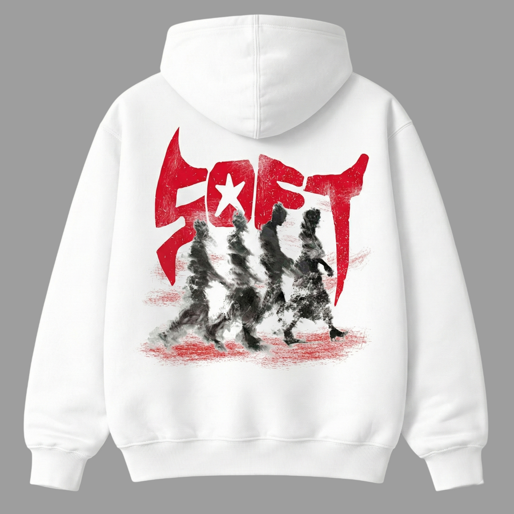 SOFTCORE Rebellion Oversized Graphic Hoodie