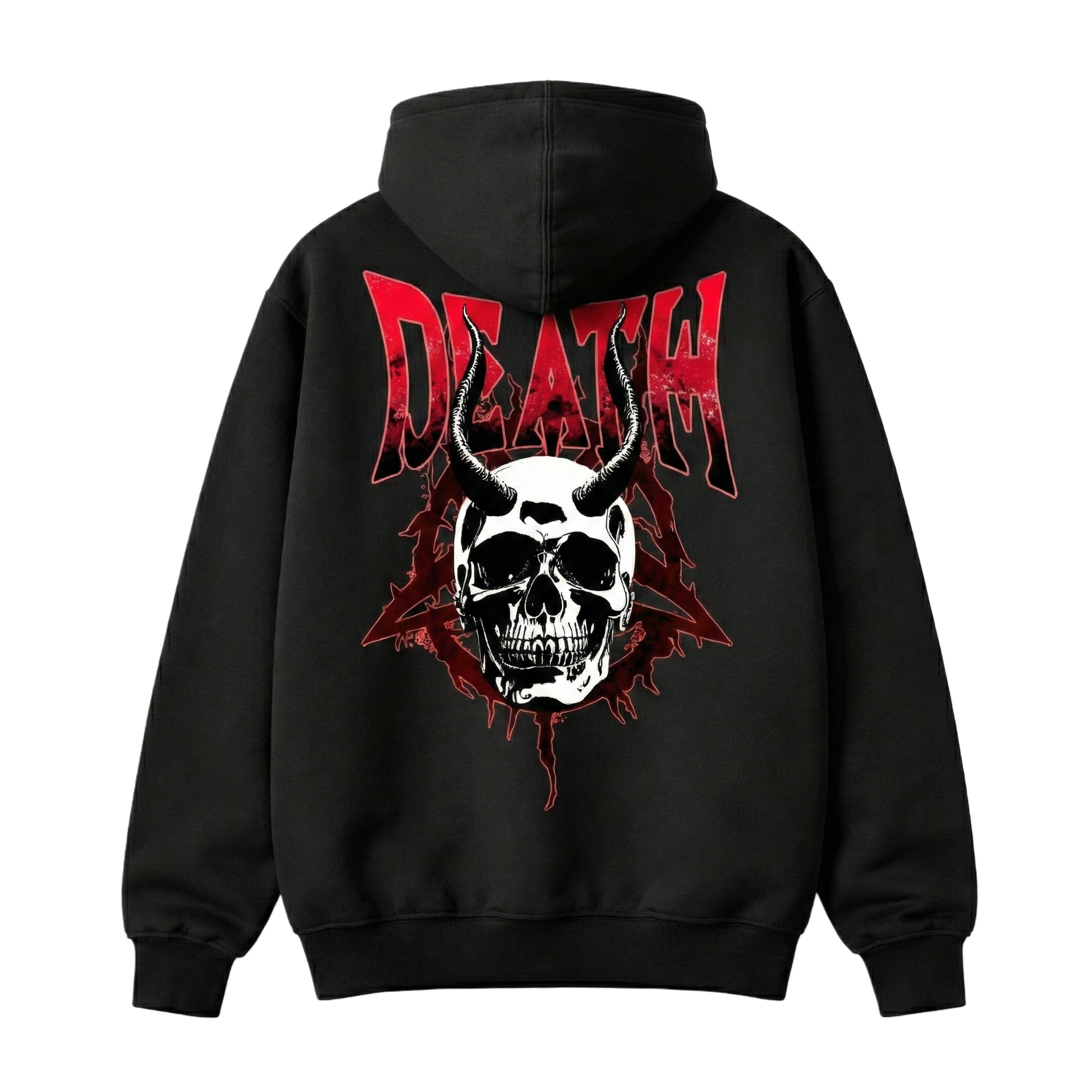 Black Rebellion 🖤- oversized Gothic Streetwear Hoodie