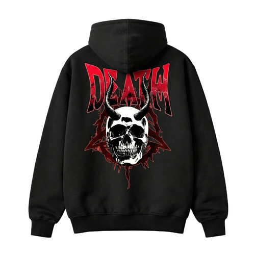 Black Rebellion 🖤- oversized Gothic Streetwear Hoodie